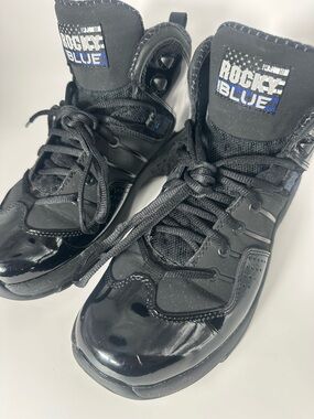 Rocky Black Blue Non-Slip Work Boot Sole Detail